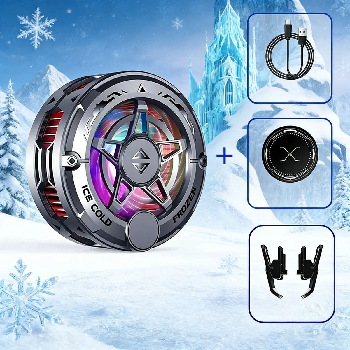 FrostCore Magnetic Phone Cooler