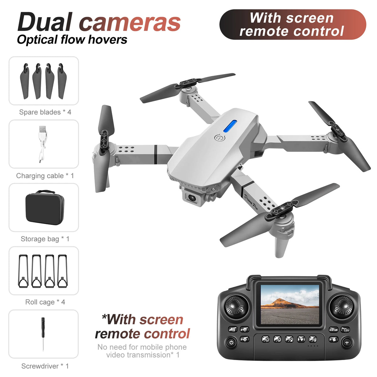 E88 Foldable Camera Drone