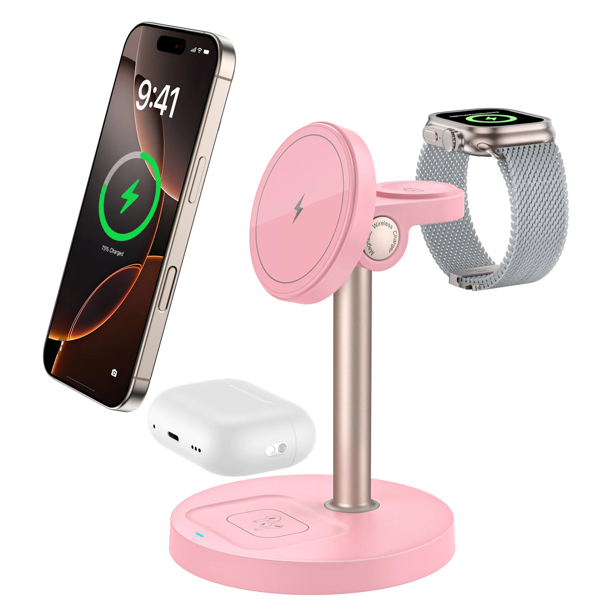 TriDock 3-in-1 Wireless Charger