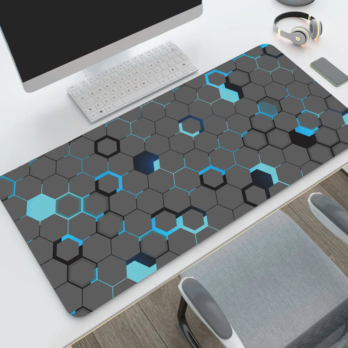 HexGrid XXL Desk Mat