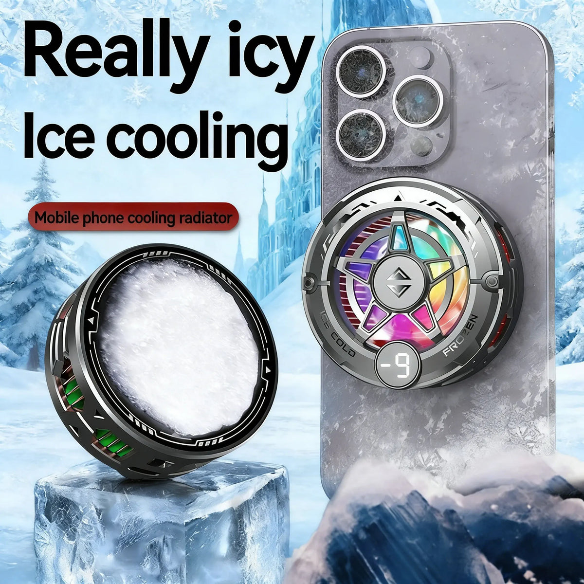 FrostCore Magnetic Phone Cooler