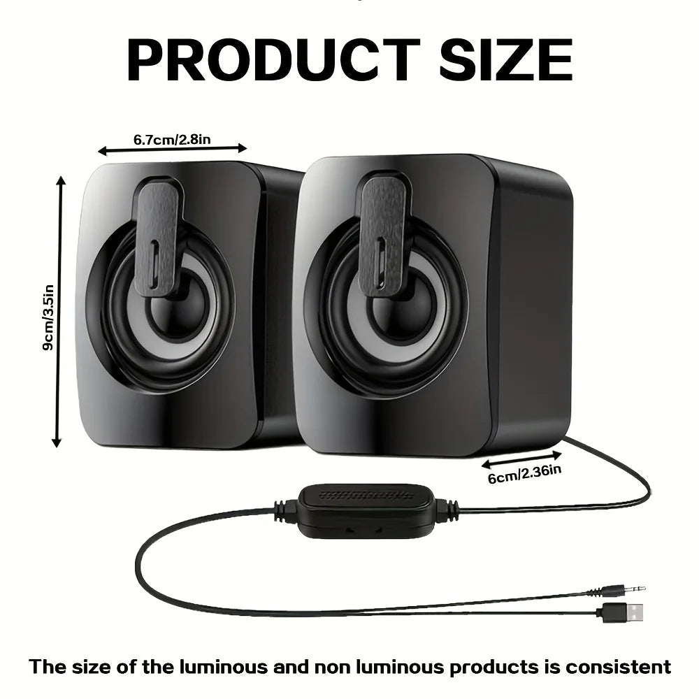 DeskGlow LED Speakers