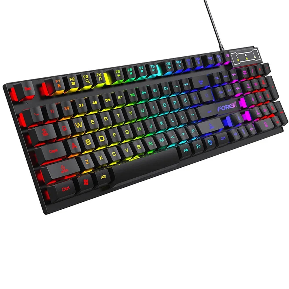 NightKeys Backlit Keyboard & Mouse Set