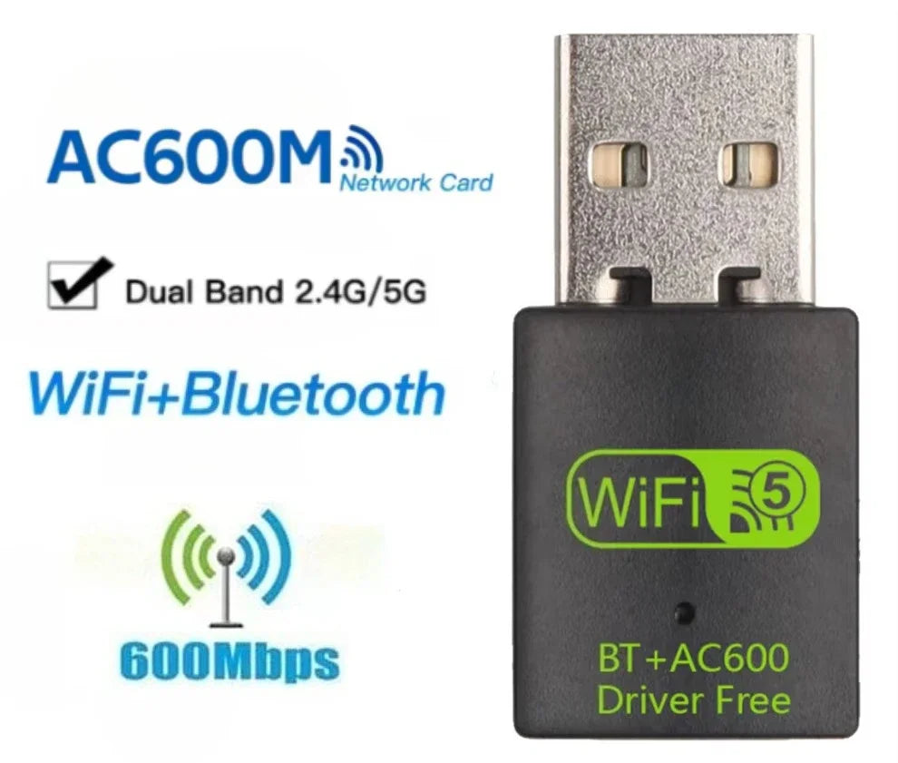 LinkUp Dual-Band WiFi & Bluetooth Adapter