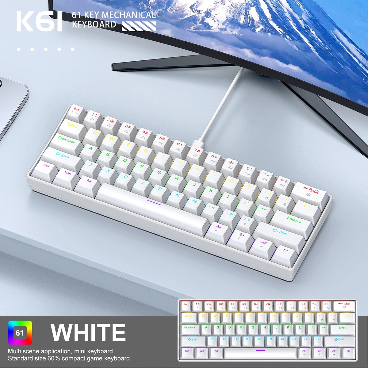 K61 Phantom Mechanical Keyboard