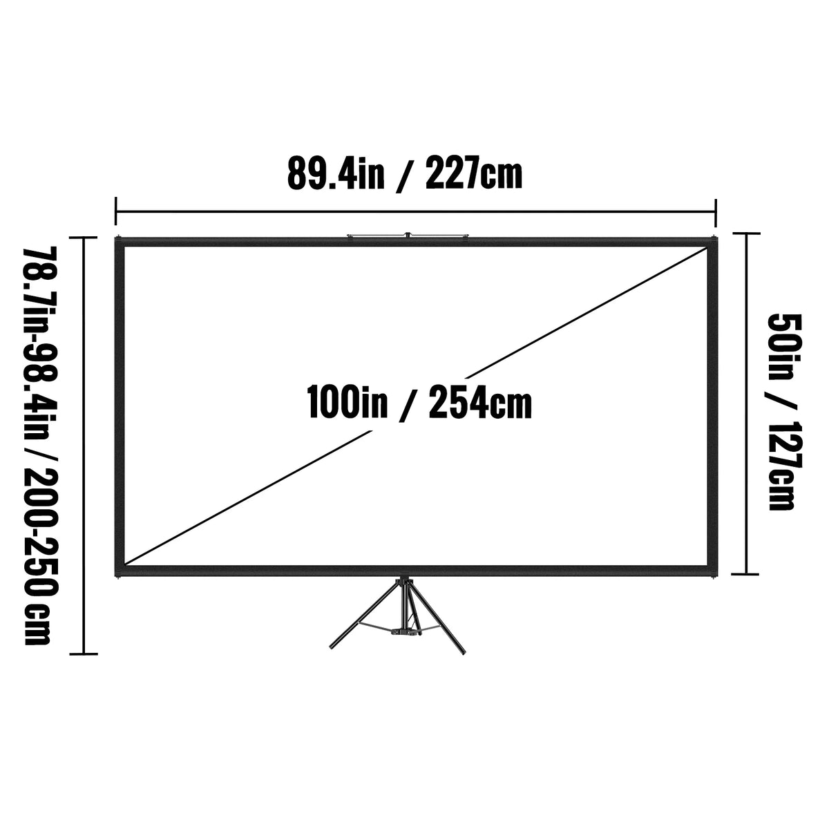PulseView 100" Projector Screen