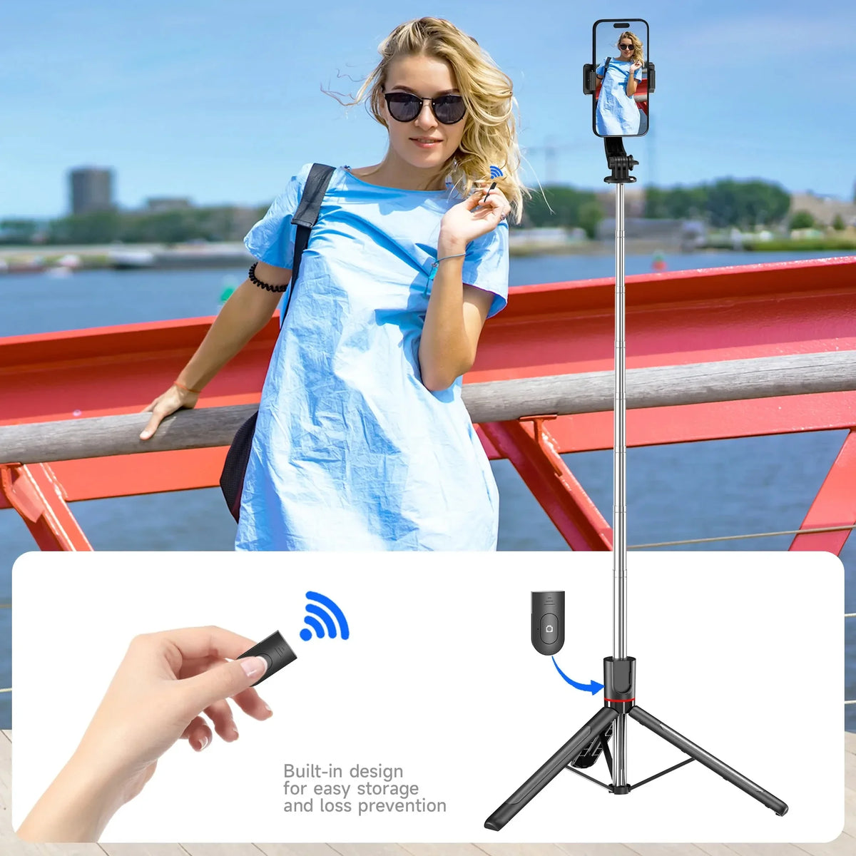 SkyReach 1.7m Selfie Tripod