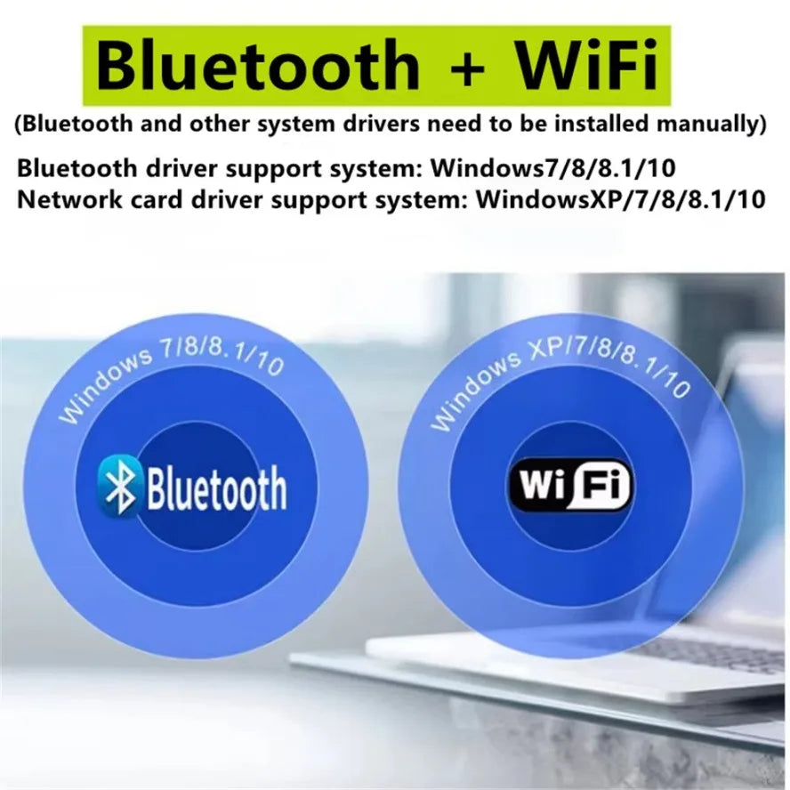 LinkUp Dual-Band WiFi & Bluetooth Adapter