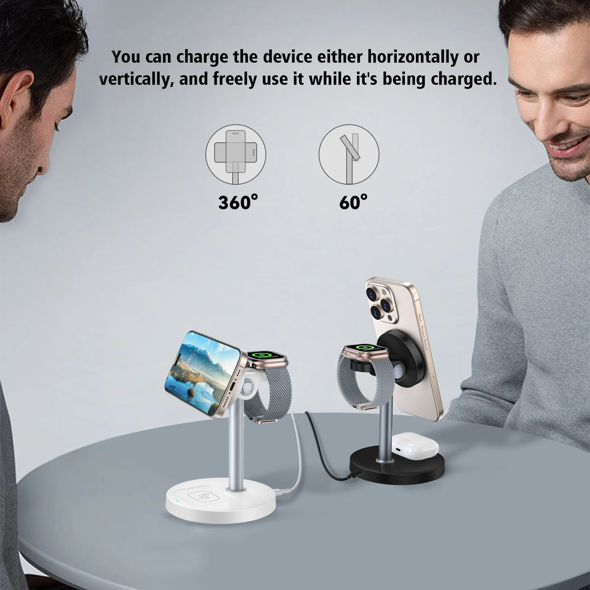 TriDock 3-in-1 Wireless Charger