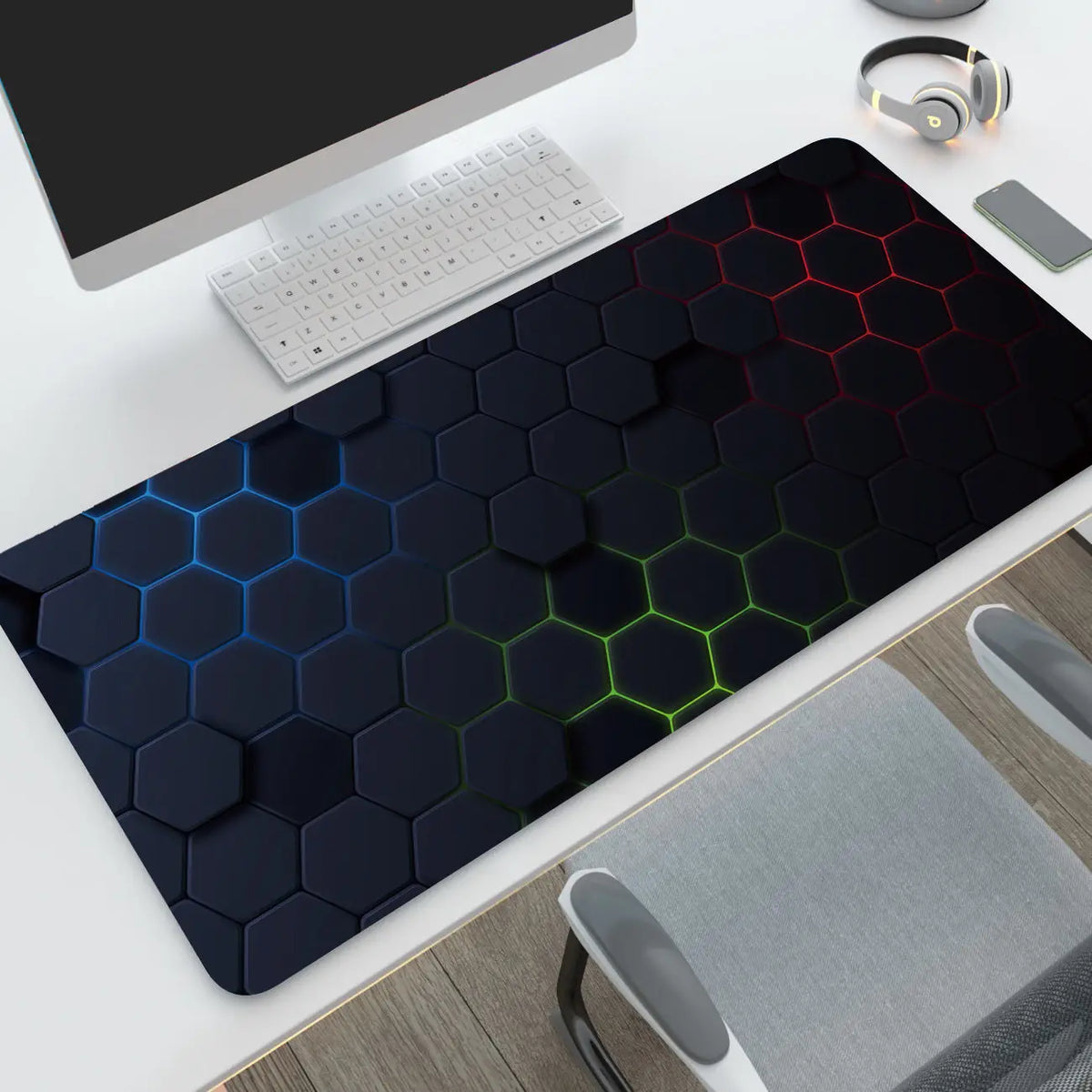 HexGrid XXL Desk Mat
