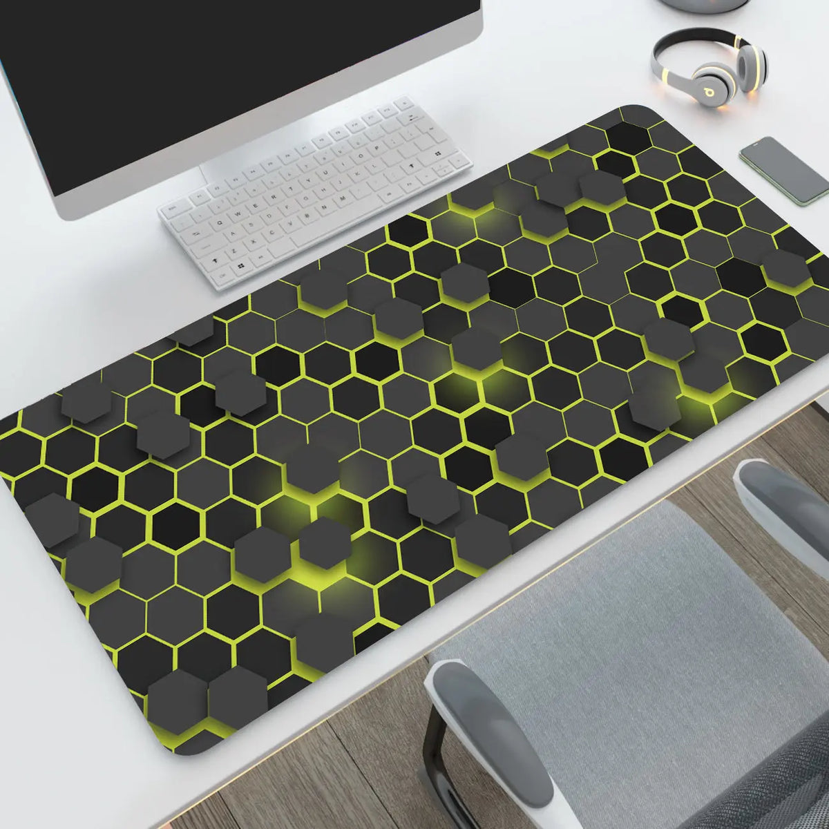 HexGrid XXL Desk Mat
