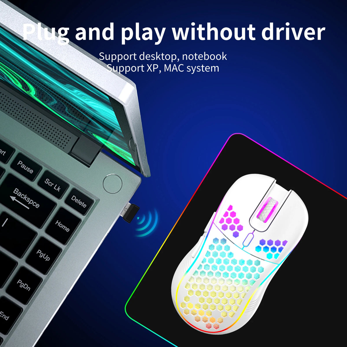 HexLite Wireless Gaming Mouse
