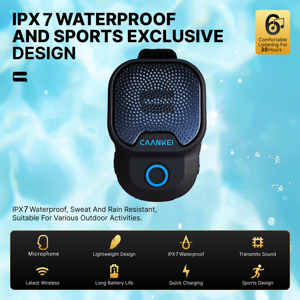 ClipTone Wearable Speaker