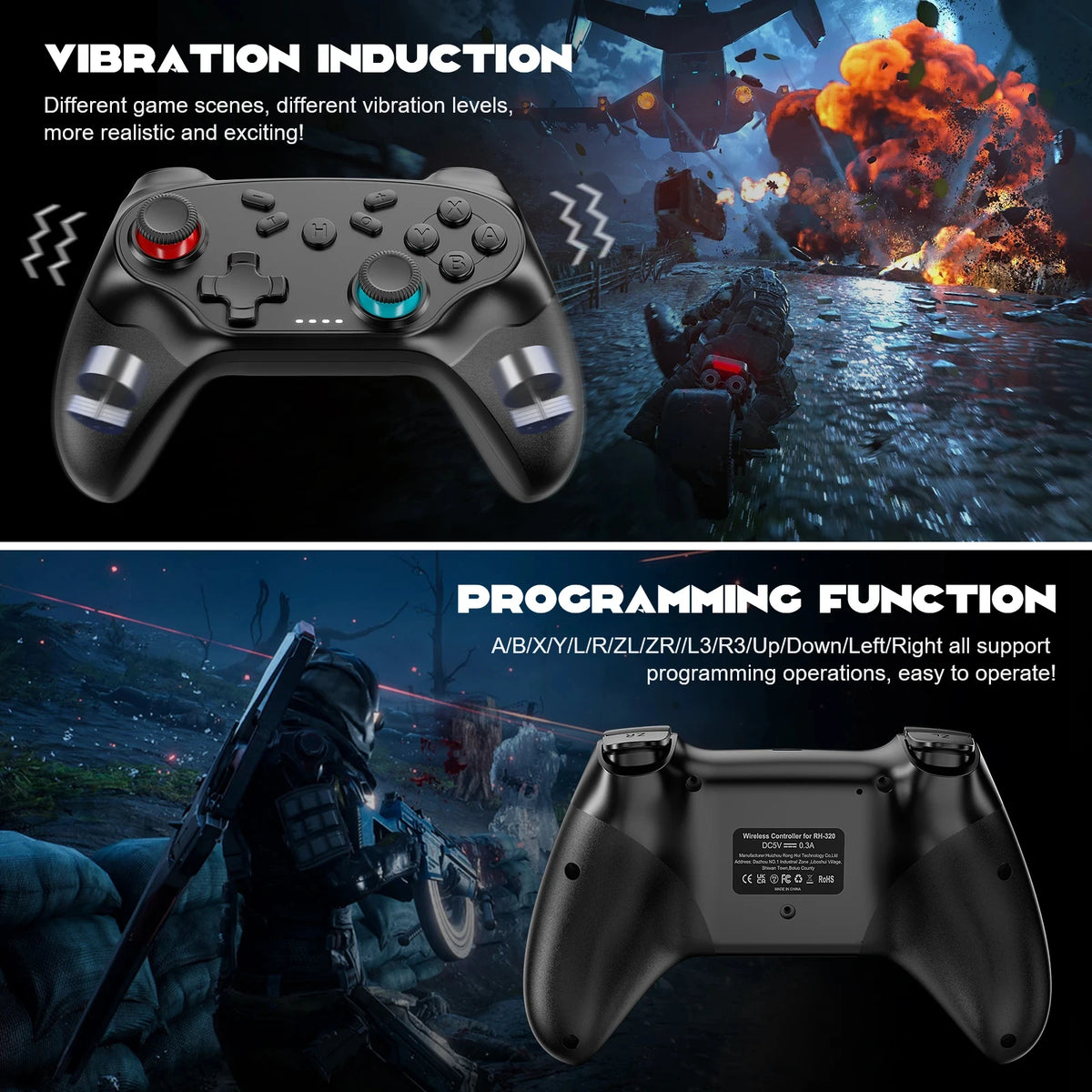 Rumble Wireless Gamepad