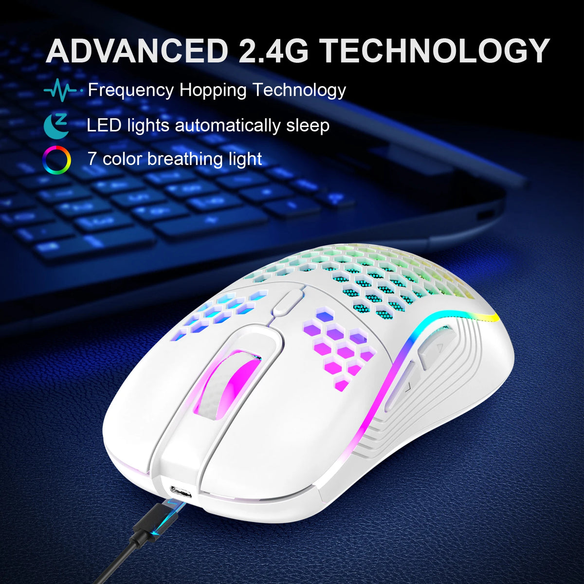 HexLite Wireless Gaming Mouse