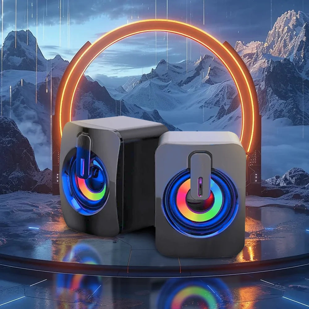 DeskGlow LED Speakers