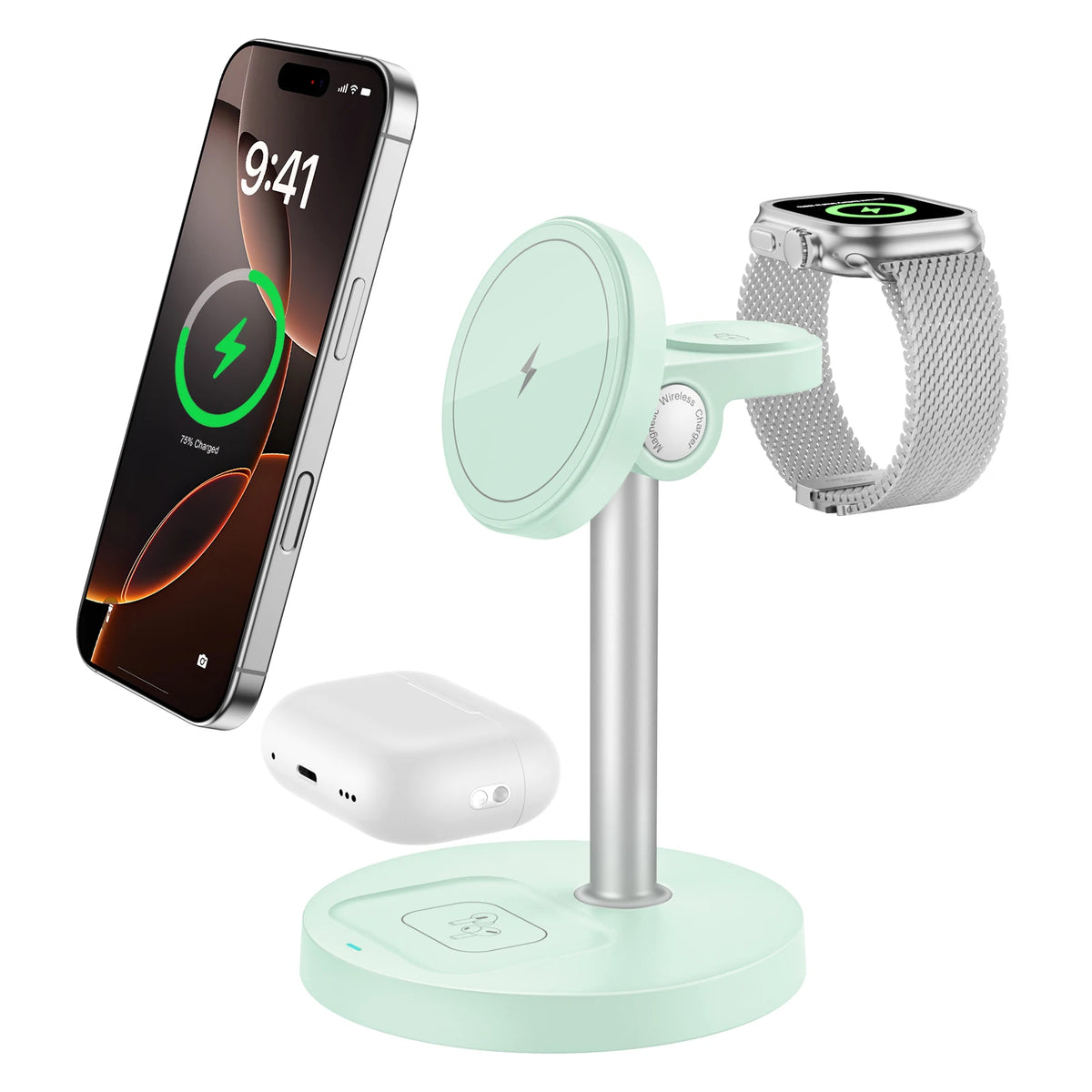 TriDock 3-in-1 Wireless Charger