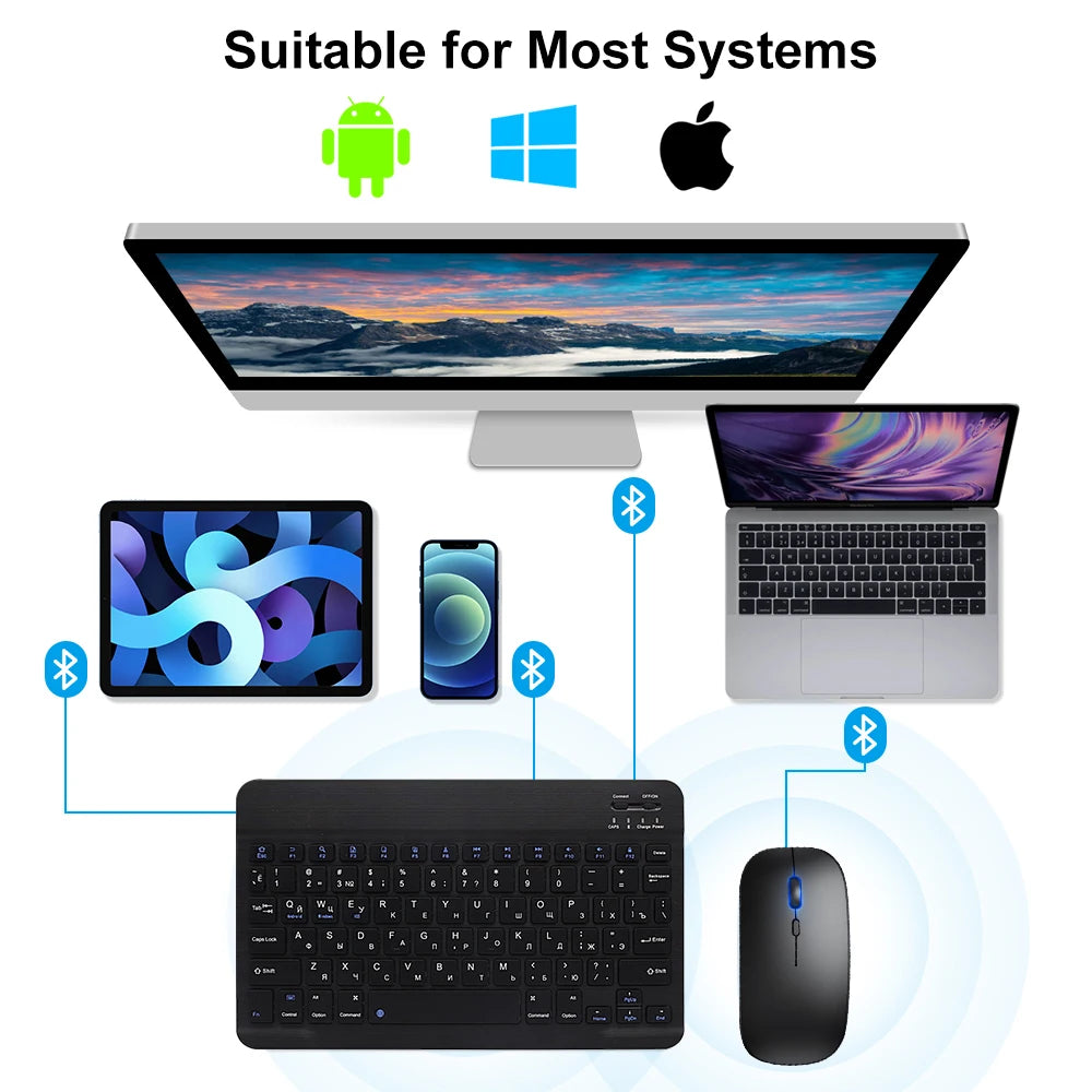 GlowType Bluetooth Keyboard & Mouse
