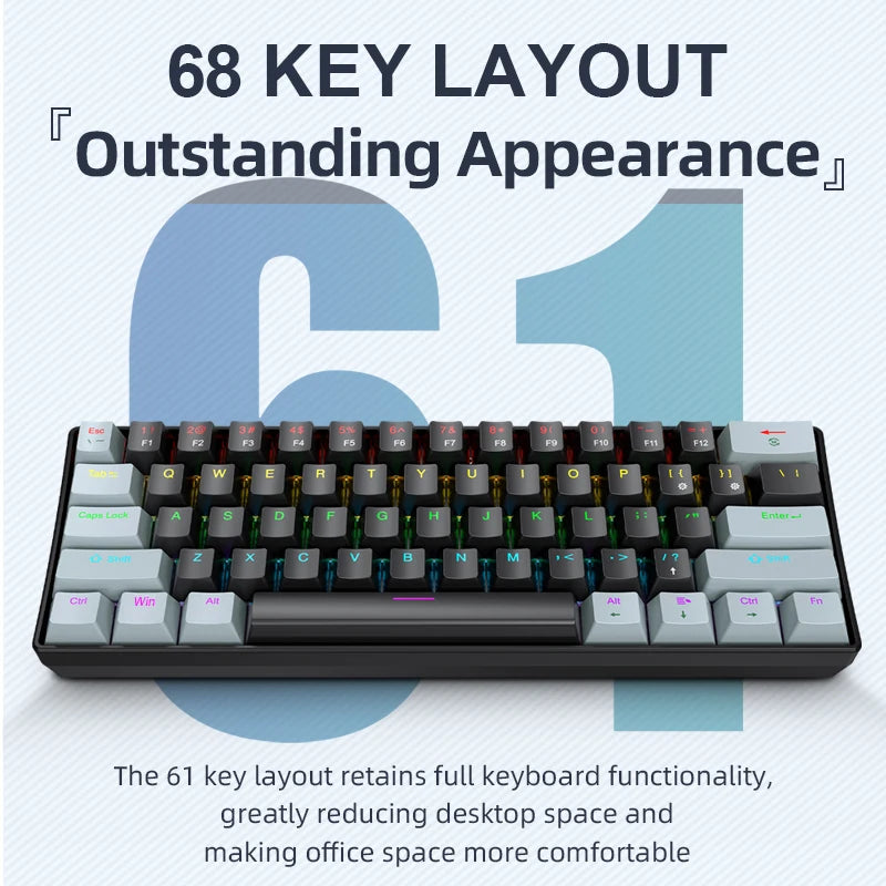 K61 Phantom Mechanical Keyboard