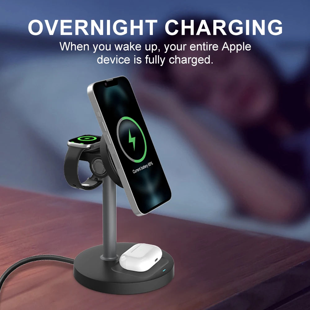 TriDock 3-in-1 Wireless Charger