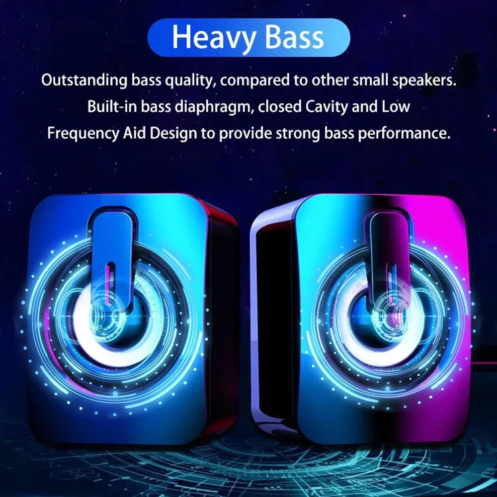 DeskGlow LED Speakers