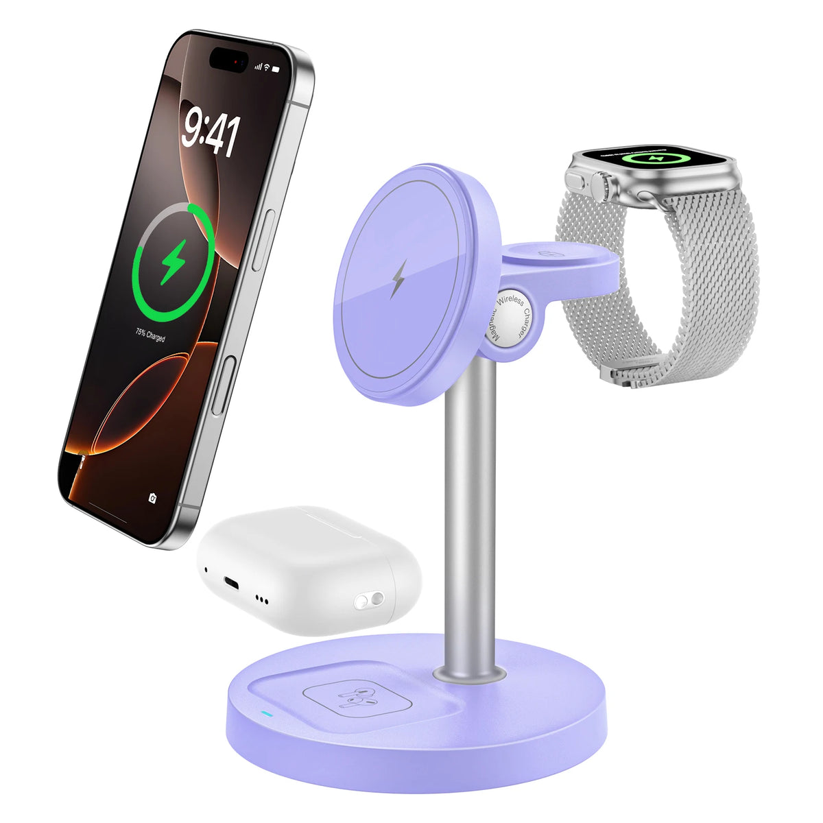 TriDock 3-in-1 Wireless Charger