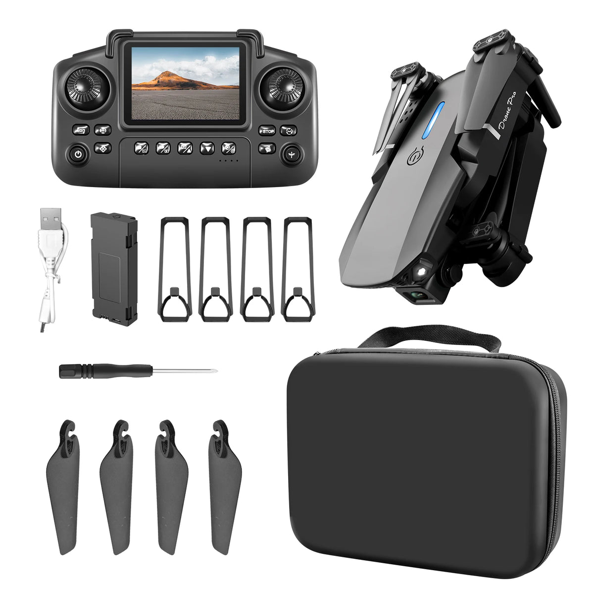 E88 Foldable Camera Drone