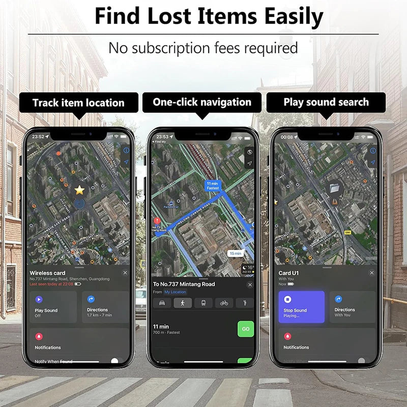 SlimTrace Wallet Tracker Card