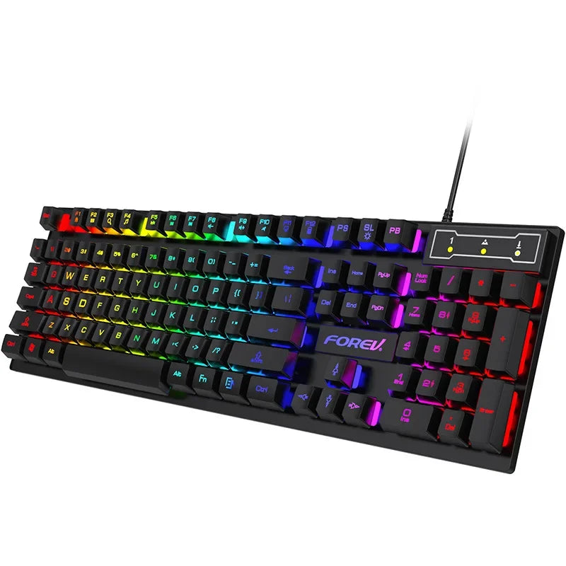 NightKeys Backlit Keyboard & Mouse Set