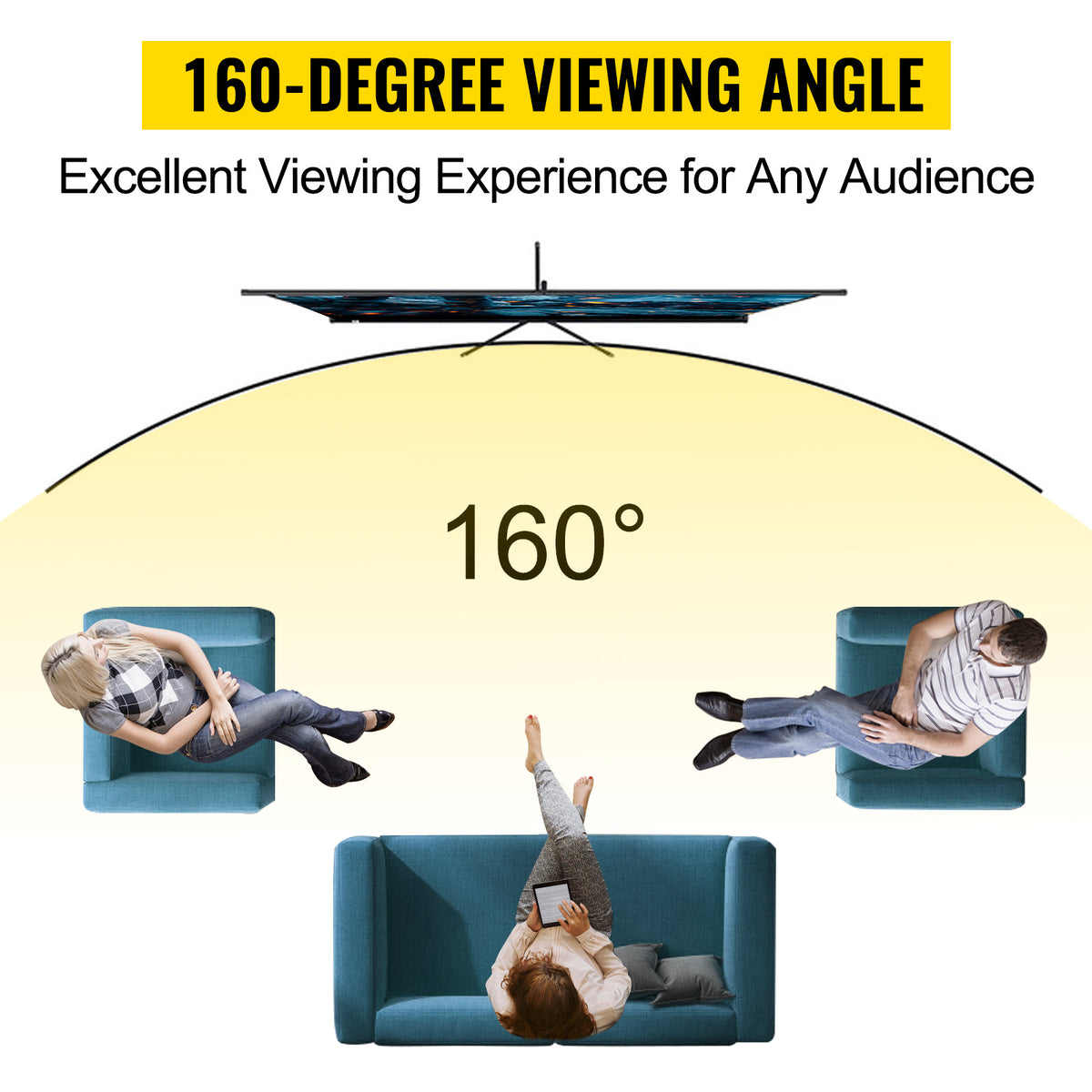 PulseView 100" Projector Screen