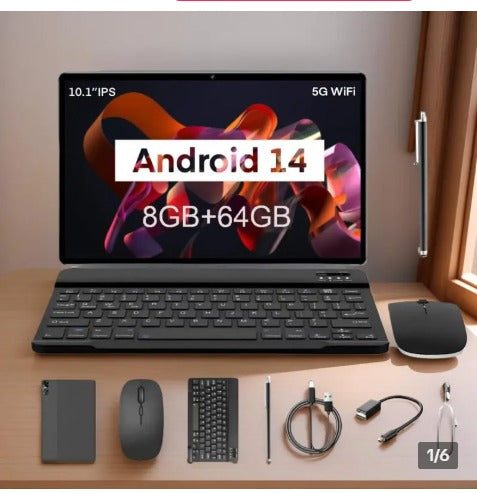 10.1" Android 14 Tablet Bundle