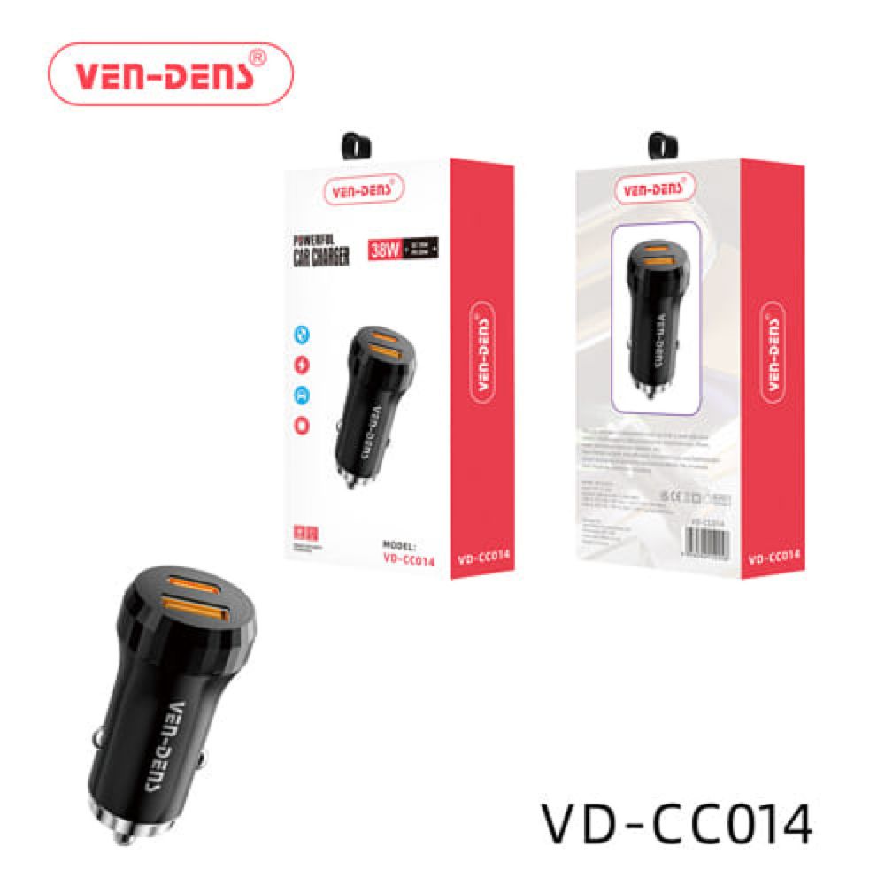 38W Dual-Port Car Charger